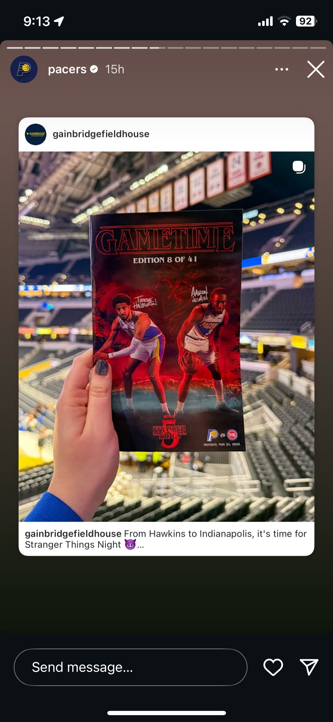 Indiana Pacers - Instagram Story 2